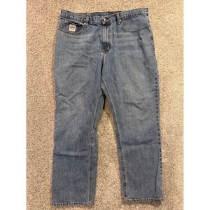 Cinch Jeans Mens 42x32 Blue Classic Fit Denim Pants Style MB92834 Workwear *